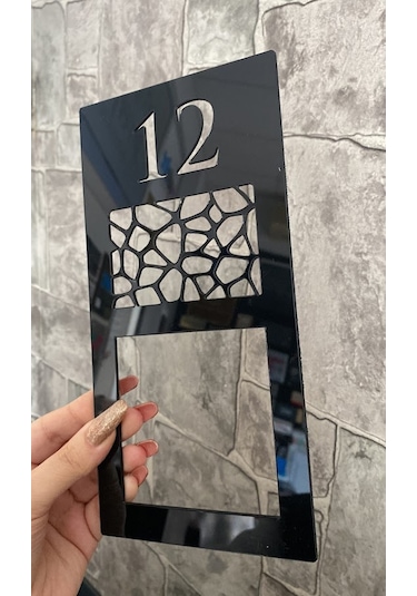 Daire Kapı Numarası Zil Priz Çerçevesi