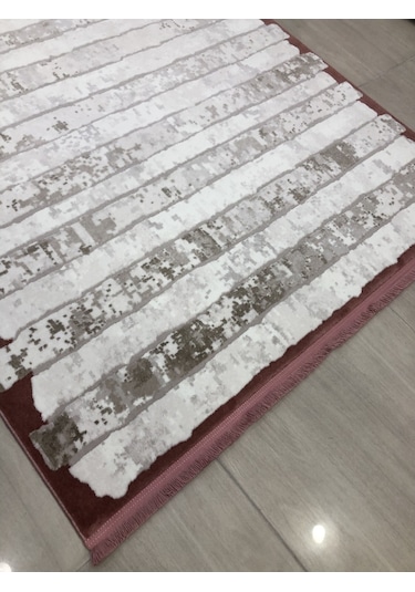 Dinarsu Halı Tarz 150X233 Ta003-065 Krem Pembe Vizon 4 M2 Halı !