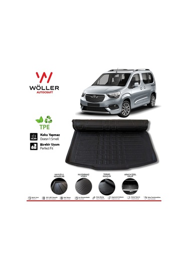 Opel Combo Bagaj Havuzu 2019 Sonrası 3D Wöller Ultraflex