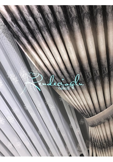 Fon Perde Renk Geçişli Tribal Desen Dilediğiniz En Ölçüsünde Çok Renkli