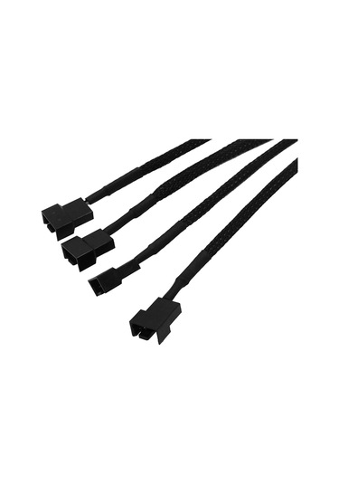 Kangvka Sata'dan 4pin Fan'a Dönüştürücü Kablosu - Bilgisayar Fanı Arayüz Genişletici - 4 Adet 4pin Bağlantı - Pvc Yalıtımlı