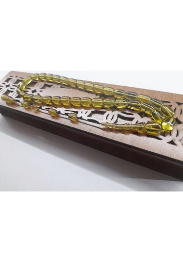 Ateş Kehribar Tesbih Binyamin Barlak Usta 7.5x10.5