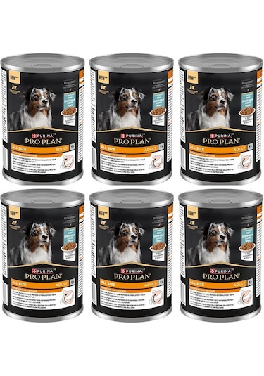 Pro Plan Balıklı Yetişkin Köpek Konservesi 400 Gr 6 Adet