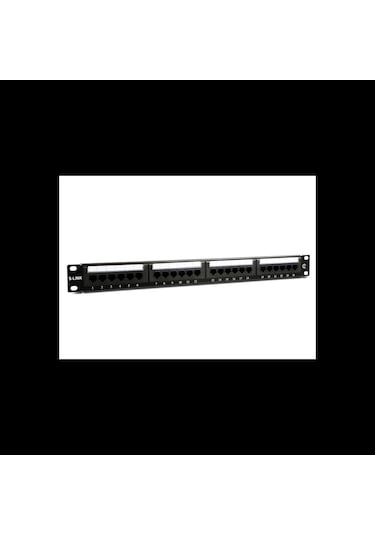S-lınk Sl-f624 Cat6 Patch Panel, 24-port, Utp, 1u