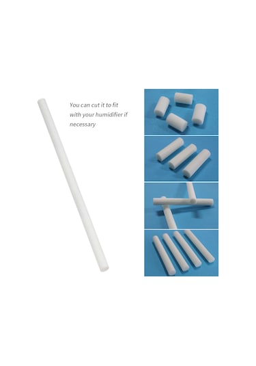 Tenfowee Nemlendirici Filtre Çubukları - 10 Adet Yüksek Emici Pamuklu 175x10mm