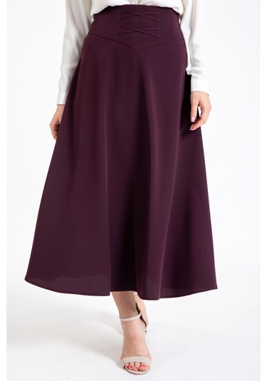 Kloş Etek Mürdüm-mürdüm Mürdüm