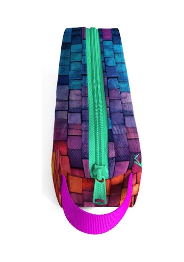 Coral High Kids Pembe Lacivert Grafiti Yazılı Kalem Çantası 22069