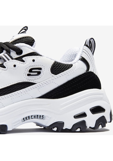 Skechers D'Lites - March Forward Kadın Beyaz Sneakers 13148 Wbk Beyaz