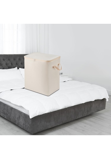 Suntek Battaniye Yatak Yükseltilmiş Bej Için Fermuarlı Giysi Diğer