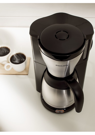 Philips HD7546/20 Cafe Gaia Filtre Kahve Makinesi Inox - Siyah