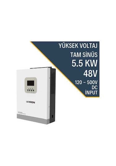 Lexron 5.5kw Mppt Paralel 120-500v Pv Input 100a Mppt Inverter Parallenebilir
