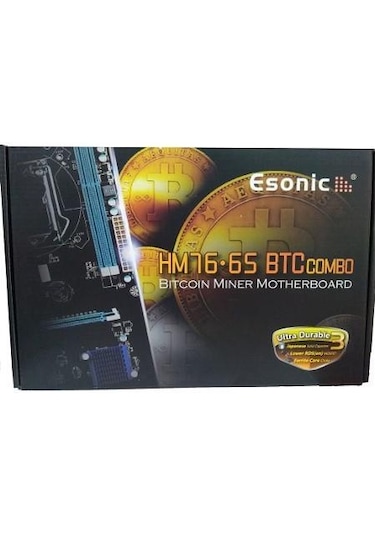 Esonic HM76.65 BTC Combo Intel HM76 1600 MHz DDR3 Soket 988 ATX Anakart