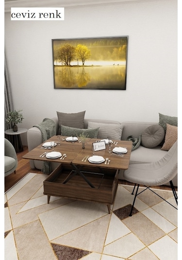 Kolexonline Desensiz Akıllı Sihirli Sehpa 3 Kademeli