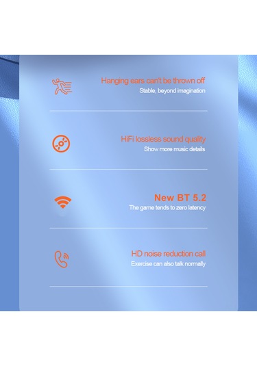 Skycity Kulak Kancalı Tasarım, Derin Gürültü Azaltma, Yüksek Çözünürlüklü Ses, Düşük Gecikme, Ipx4 Suya Dayanıklı, 20 Saat Pil Ömrü