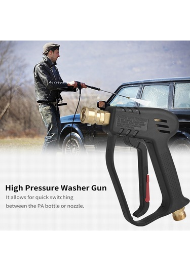 Youtek 4000psı Yüksek Basınçlı Yıkama Likitı - 5 Renkli Nozzle Ve Karcher Uyumlu Plastik Aksesuarlar İle Araç, Çıkarıç Ve Teras Temizliği