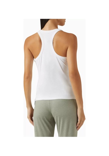Vuori Lux Racerback Tank, Nefes Alabilen & Esnek, Çevre Dostu Beyaz