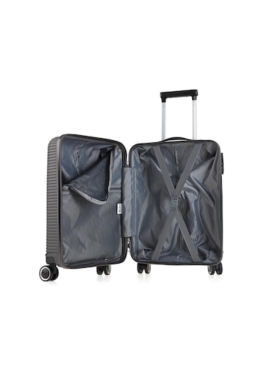 Ççs 5224 Polipropilen Büyük Boy Valiz-antrasit Antrasit