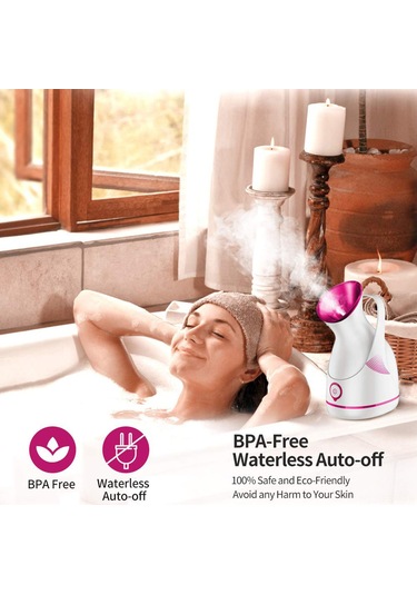 Hfambition Pembe Renkli Taşınabilir Yüz Buharlaştırıcı - Hızlı Başlangıç, Cilt Bakımı Ve Nemlendirme İçin İdeal