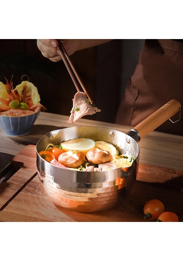 Suntek Tencere Makarna Ahşap Saplı Tava