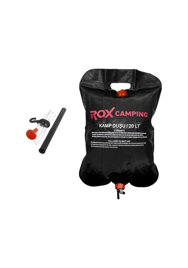 Rox Camping 0114 Kamp Duşu 20  Lt Siyah