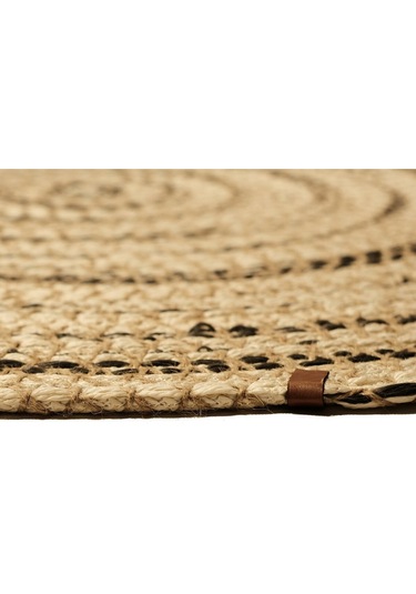 Dekomatt Cortado Dekoratif Paspas Siyah Bej