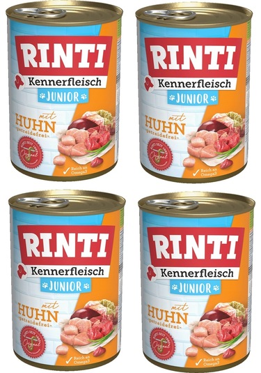 Rinti Tavuklu Gurme Yavru Köpek Konservesi 400 G X 4 Adet