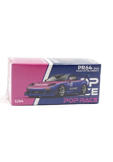 Pop Race Mazda Rx7 Re-amemiya Blue Pınk 240 1/64