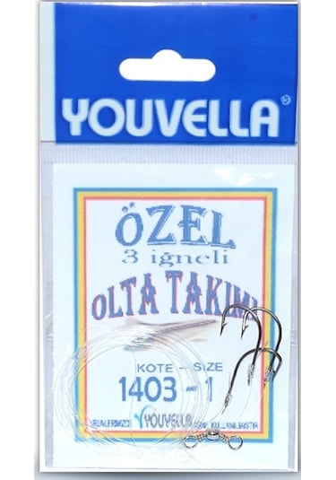 Youvella 1403 Hazır 3 İğneli Yemli Takım No:1