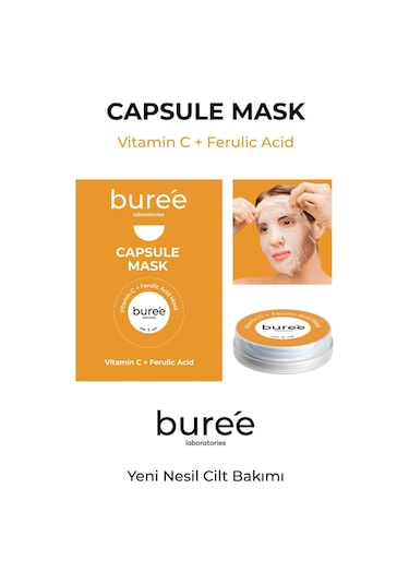 Kapsül Maske Vitamin C + Ferulic Acid Capsul Mask
