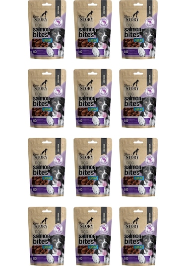 Dog Salmon Bites 12x80gr. Somonlu, Köpek Ödül Maması