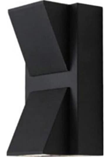 Rodos İç ve Dış Mekan Modern Dekoratif Led Aplik 7 Watt Gün Işığı Siyah