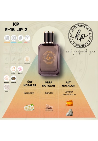 Kimyagerden E-16 Erkek Parfüm EDP 50 ML