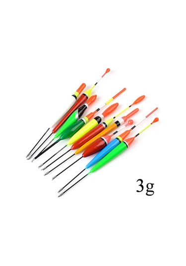 Balıkçılık Şamandıra 10 Adet/paket Çok Renkli Şamandıra Pesca Barguzinsky Köknar Şamandıra 3g-5g Sazan Balıkçılık Aksesuarları 3g