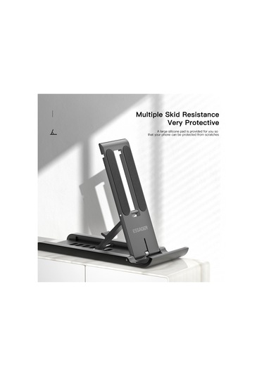 Cbtx Essager Taşınabilir Cep Telefonu Tutucu Ayarlanabilir Katlanabilir Masaüstü Telefon Braketi Standı - Yeşil