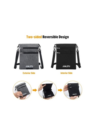 Fortunelane Yolculuk Belgeleri İçin Su Geçirmez Çift Katlı Nylon Boyun Çantası - Pembe Ayarlanabilir Askı, Gizli Cep Kırmızı Kırmızı