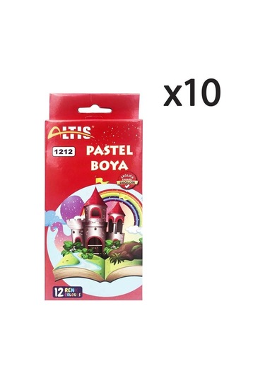 Altıs 12 Renk Pastel Boya 1212 10 Adet