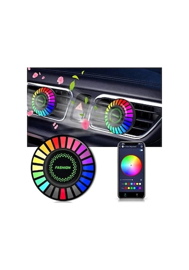 Vexor Araç İçi Koku Hazneli Rgb Sese Duyarlı Led Işık