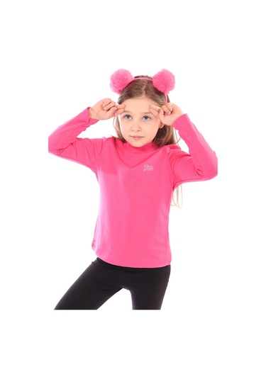 Toontoy Kız Çocuk Tnty Nakışlı Sweatshirt Fuşya