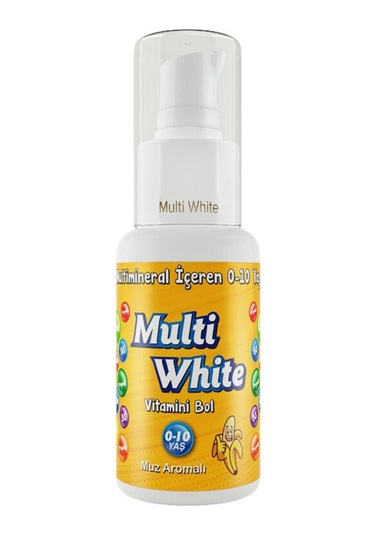 Multi White Muz Aromalı Çocuk Diş Macunu 50 Ml