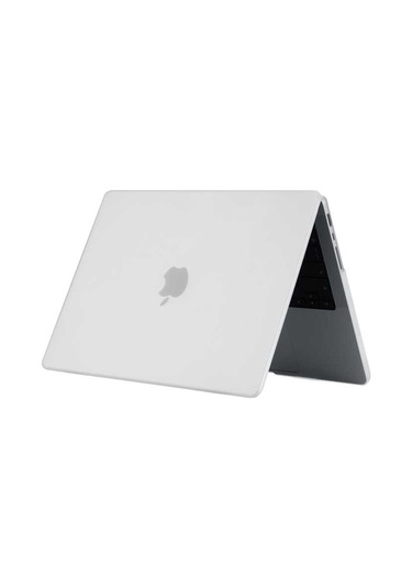 Noktaks - Macbook Pro 14.2 2023 A2779 Uyumlu - Kılıf Alt Ve Üst Koruyucu Msoft Mat Kapak - Pembe - T26272 Pembe