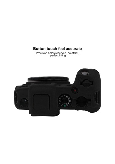 Canon Eos Rp İçin Puluz Yumuşak Silikon Koruyucu Kılıf Siyah