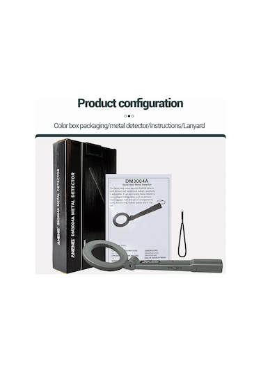 Aneng Dm3004A Taşınabilir Katlanır Kafalı Metal Dedektörü Cihazı