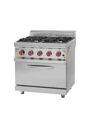 Csa Karacasan 700 Seri Doğalgazlı Dört Gözlü Kuzineli Ocak80x70x85cm