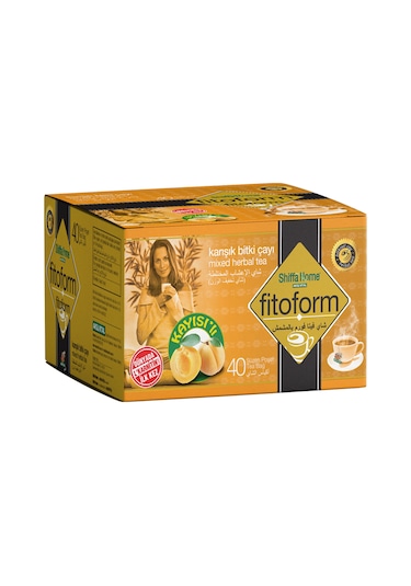 Shiffa Home Fitoform Kayısılı Karışık Bitki Süzen Poşet Çay 40 x 2 G