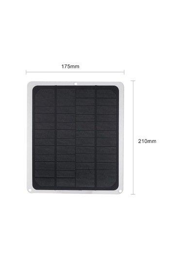 Pazly 12v 10w Taşınabilir Güneş Paneli - Usb Çıkışlı, Kamp Ve Açık Hava Şarj Çözümü