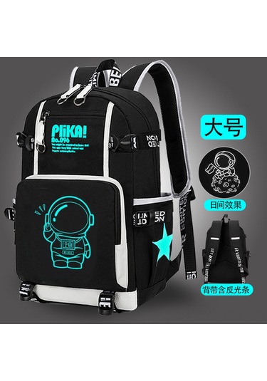 Padalink Erkek Ortaokul Öğrencileri İçin Hacimli Ve Dayanıklı Sırt Çantası - Uzay Temalı Hafif Ve Pratik Tasarım Çok Renkli