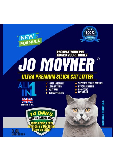 Jo Moyner Premium Silika Kristal Kedi Kumu Silica Kum 3800 ML