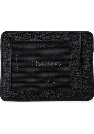 Tamer Tanca Erkek Hakiki Deri Siyah Havyar Kartlık 1148 350 Erk Krtlk Sk25-26 Sıyah Hvyr Siyah