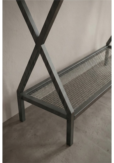 Metal Dresuar Mdf Cok Amaclı Siyah