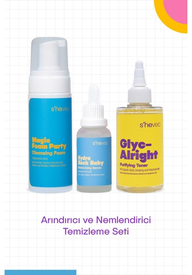 Gözenekli Ve Siyah Noktalara Sahip Kuru Ciltlere Özel Bakım Seti